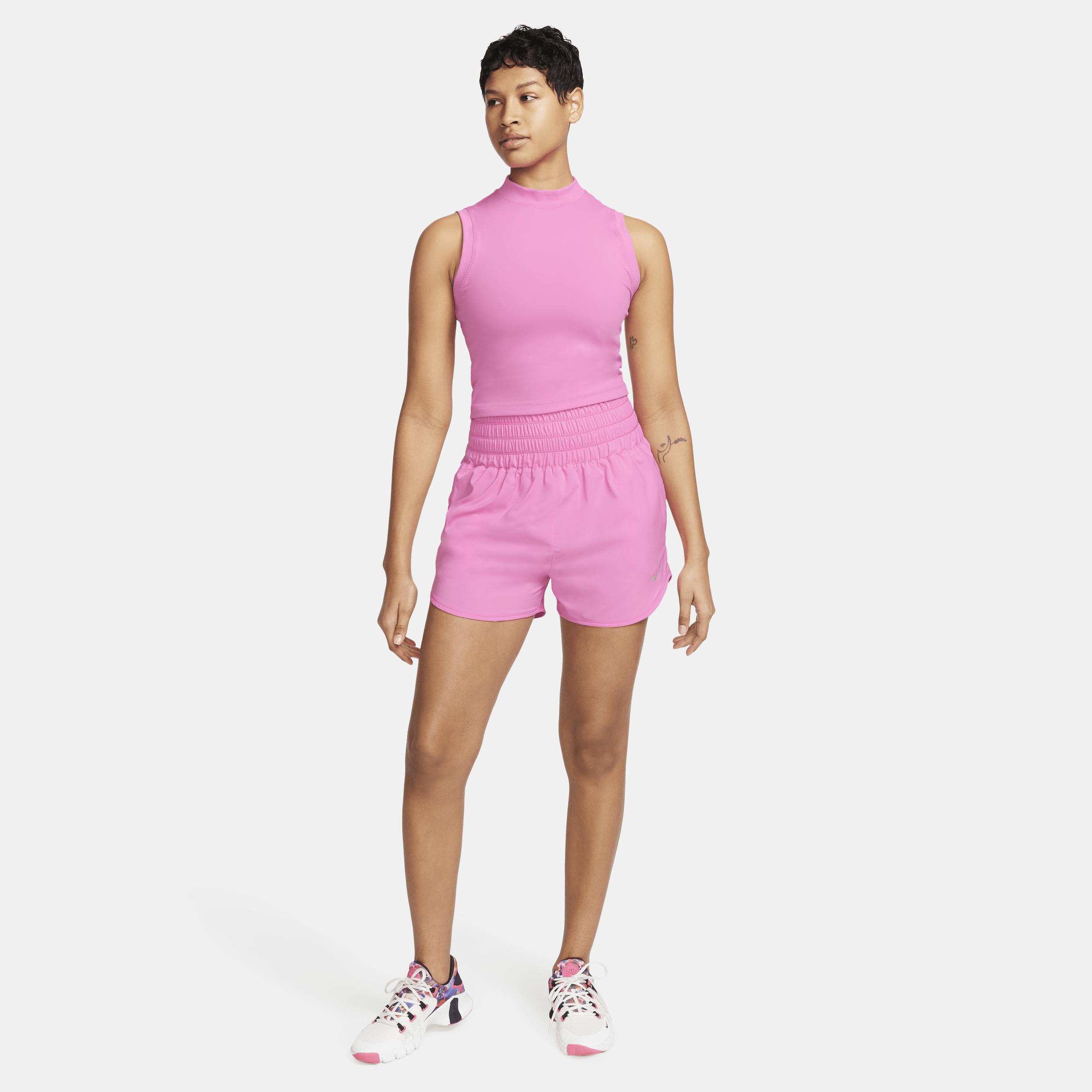 Nike Women's One Dri-FIT Ultra High-Waisted 3" Brief-Lined Shorts Product Image