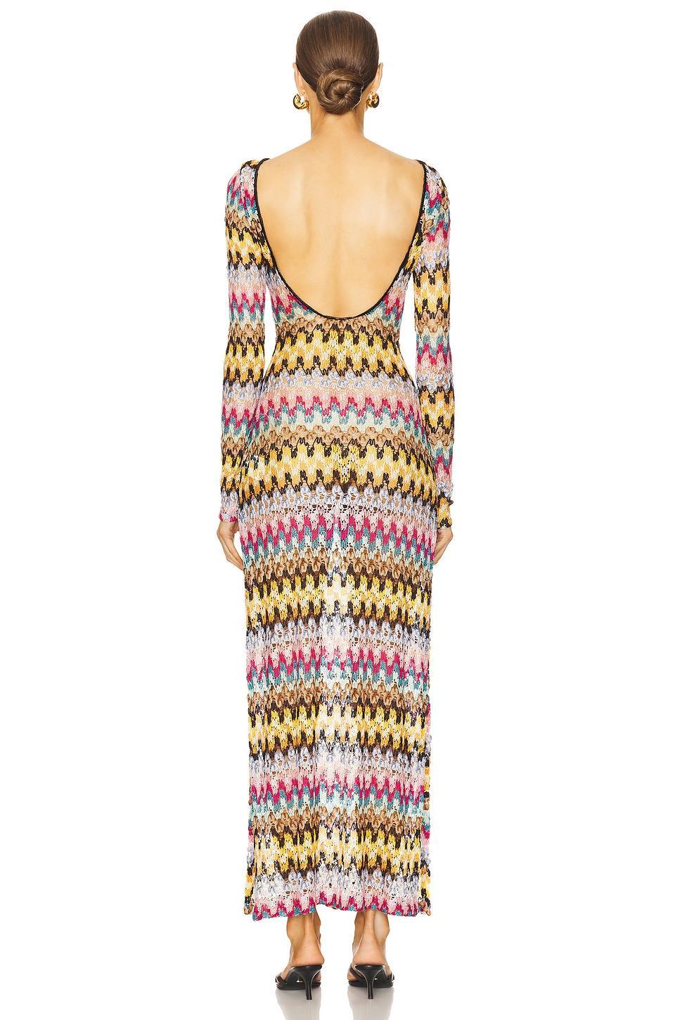 Long Cover Up in Multi With Dark Base Missoni Product Image