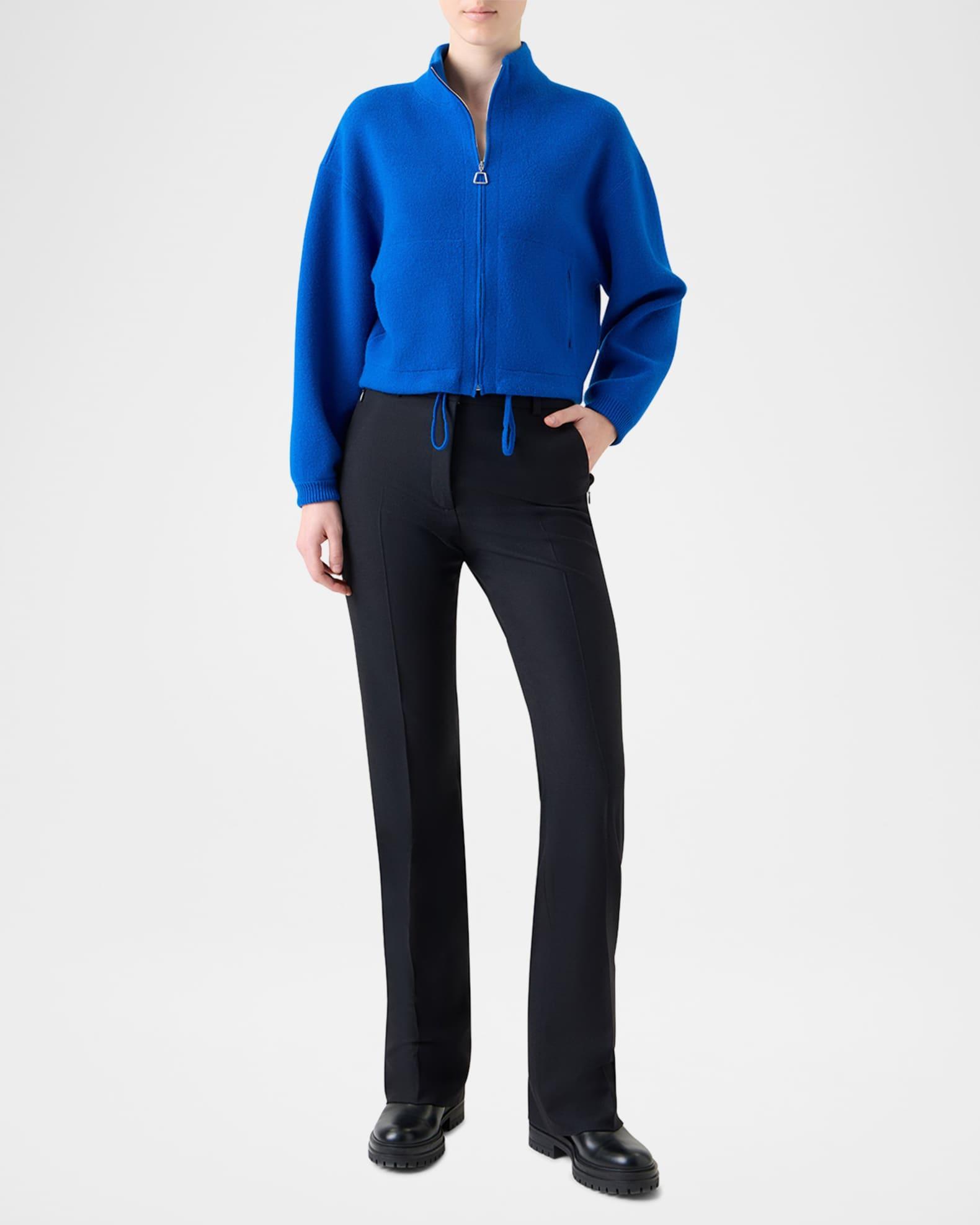 Cashmere Knit Zip Cardigan  Product Image
