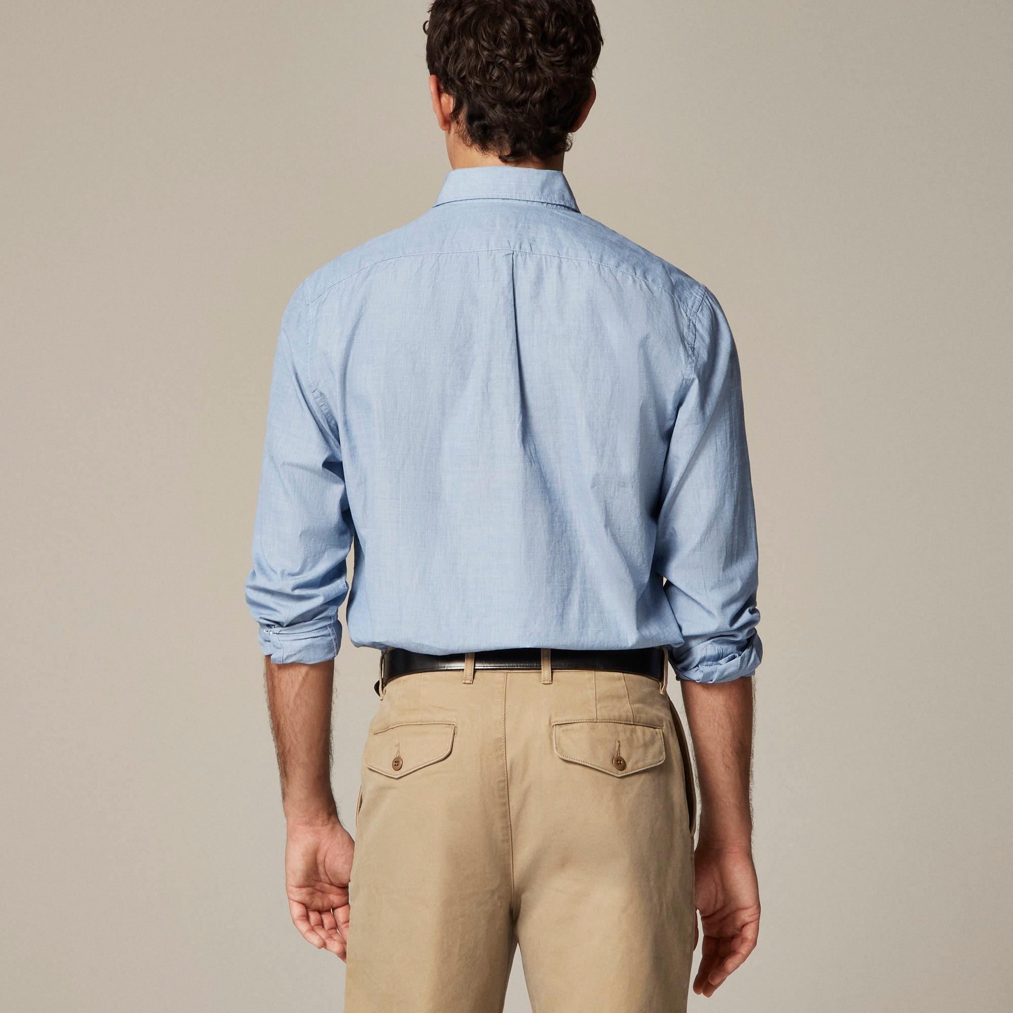 Secret Wash cotton poplin shirt Product Image