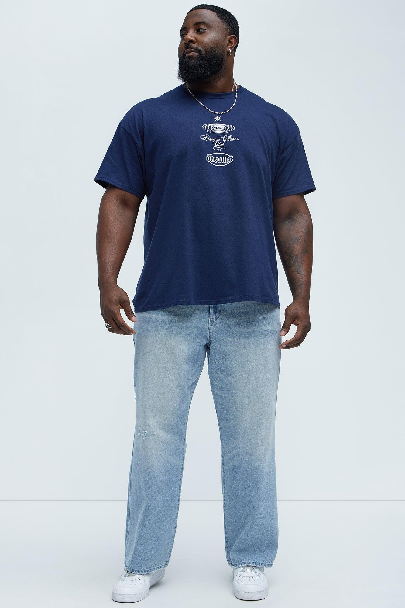Dream Chasers Club Short Sleeve Tee - Blue Product Image