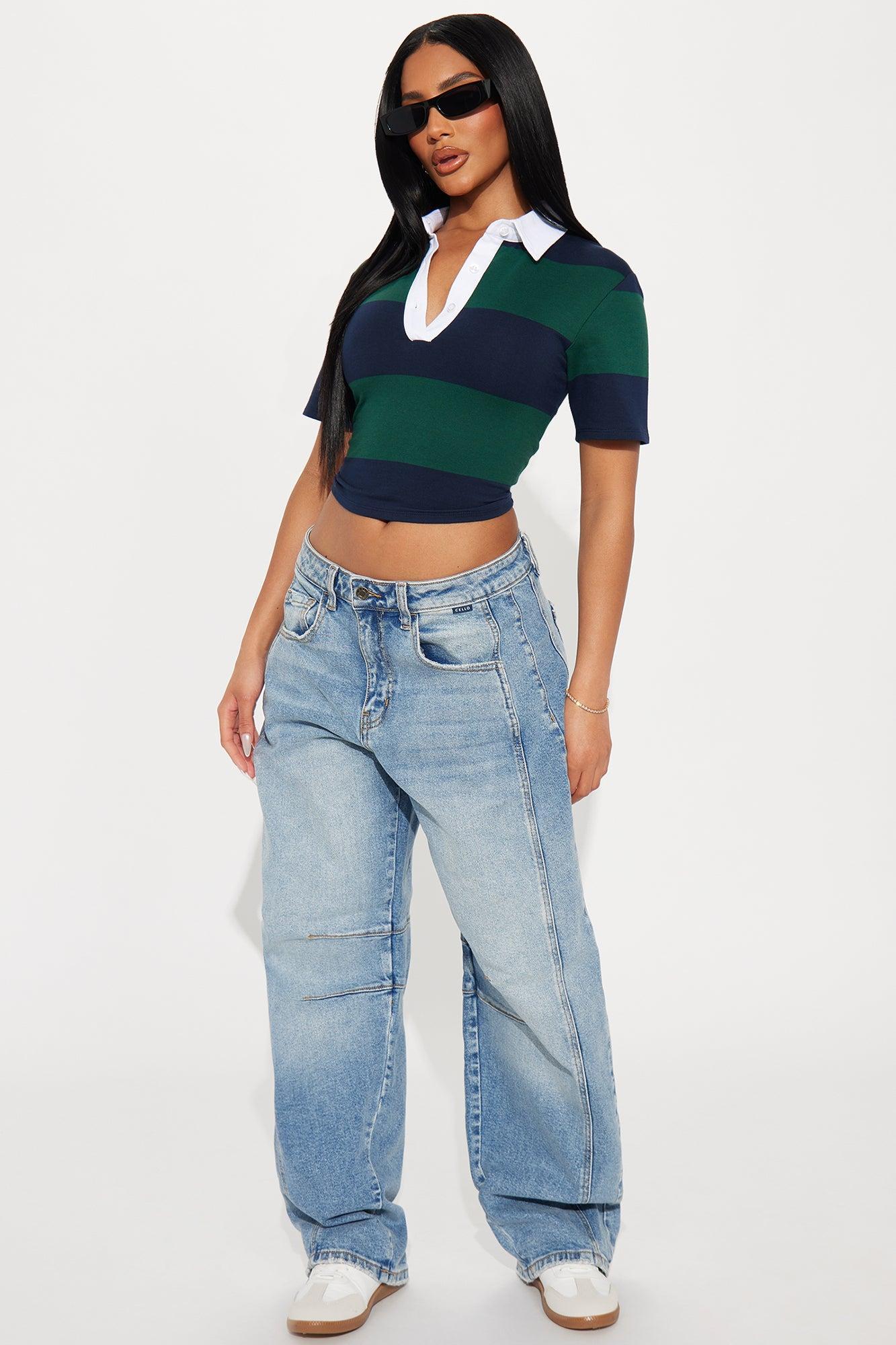 Sporty Era Polo Shirt - Green/combo Product Image