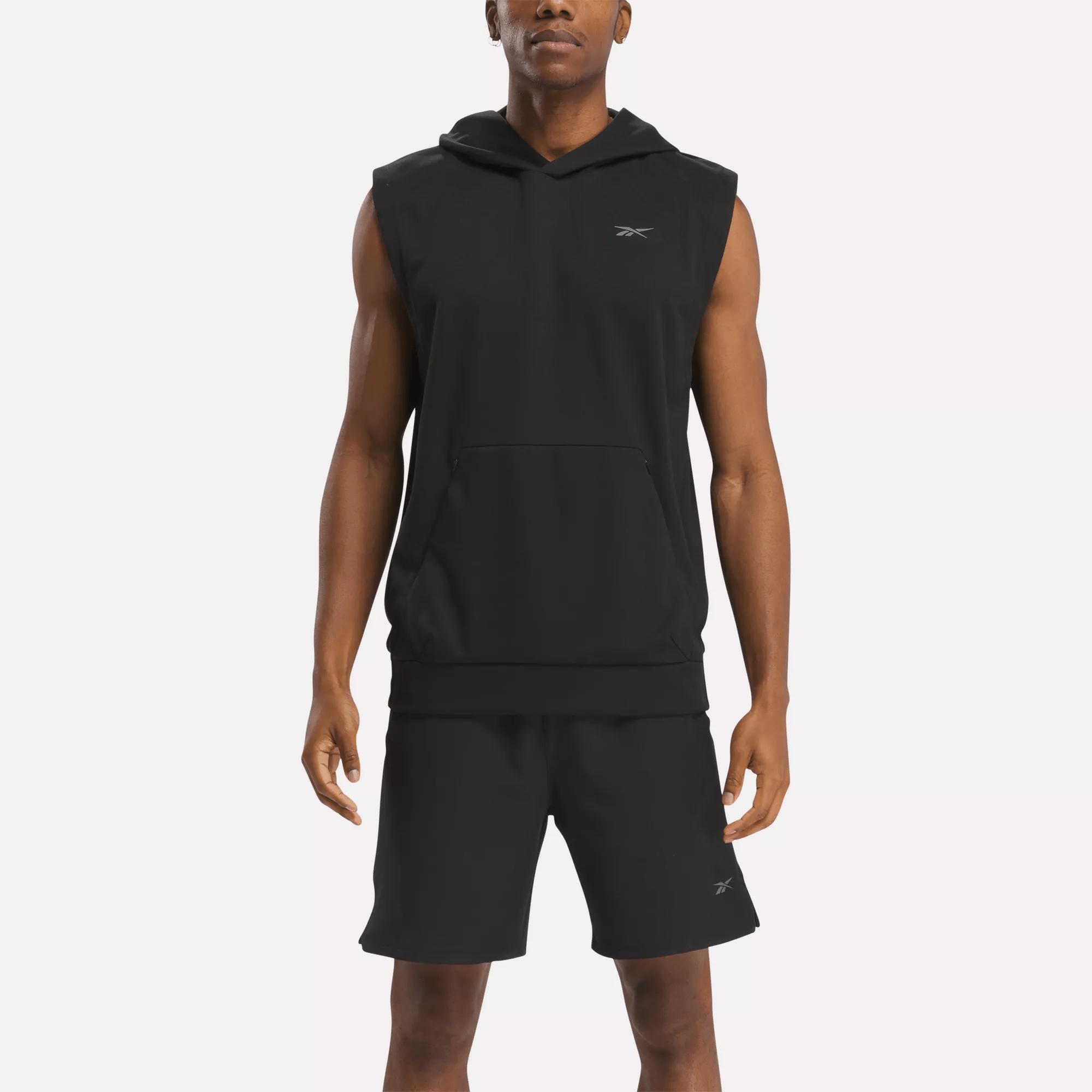Men's Strength Sleeveless Hoodie Male Product Image