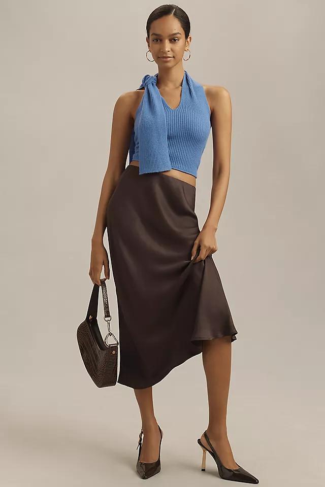 By Anthropologie Ribbed Cashmere Halter Top Product Image