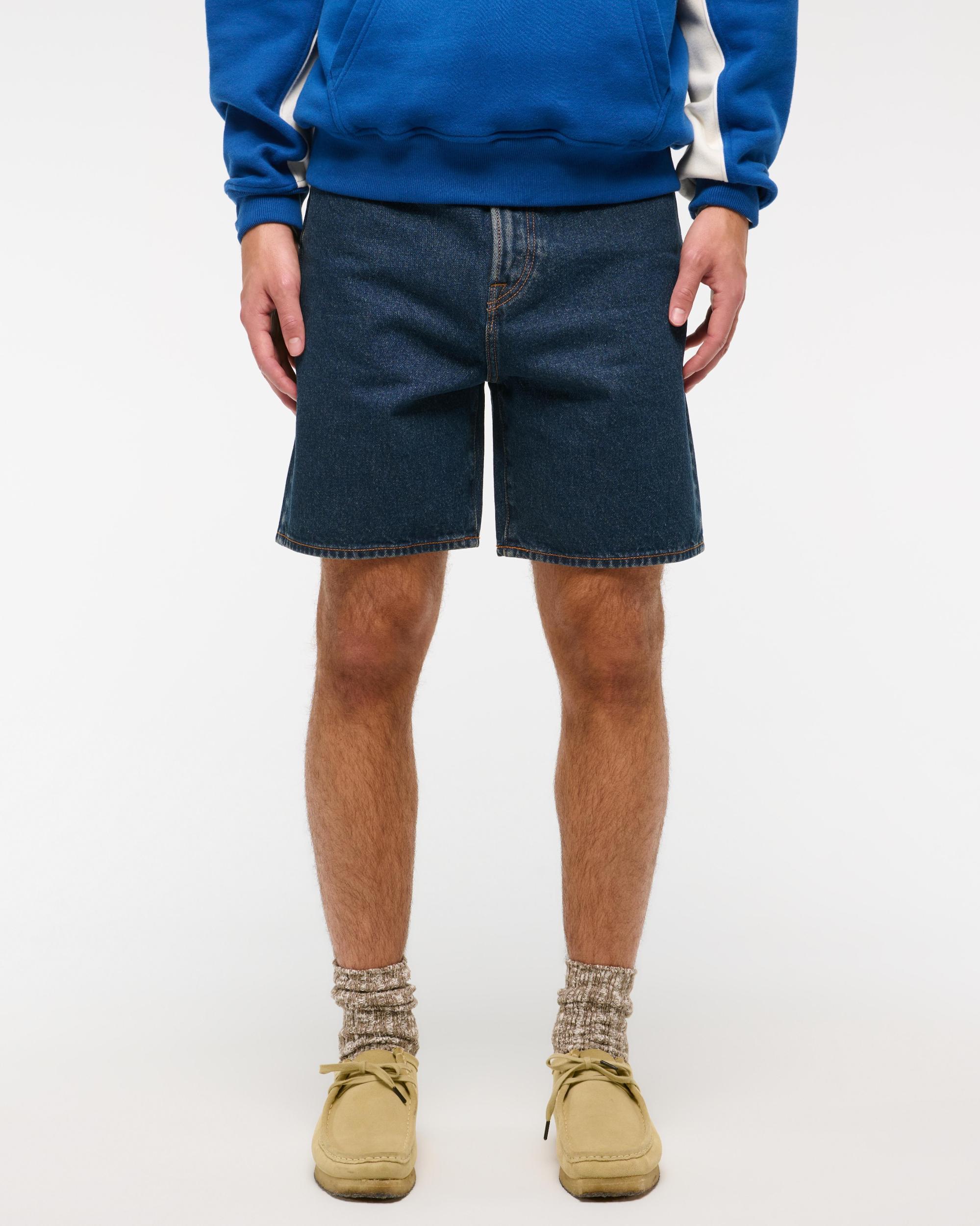 Loose Denim Short Product Image