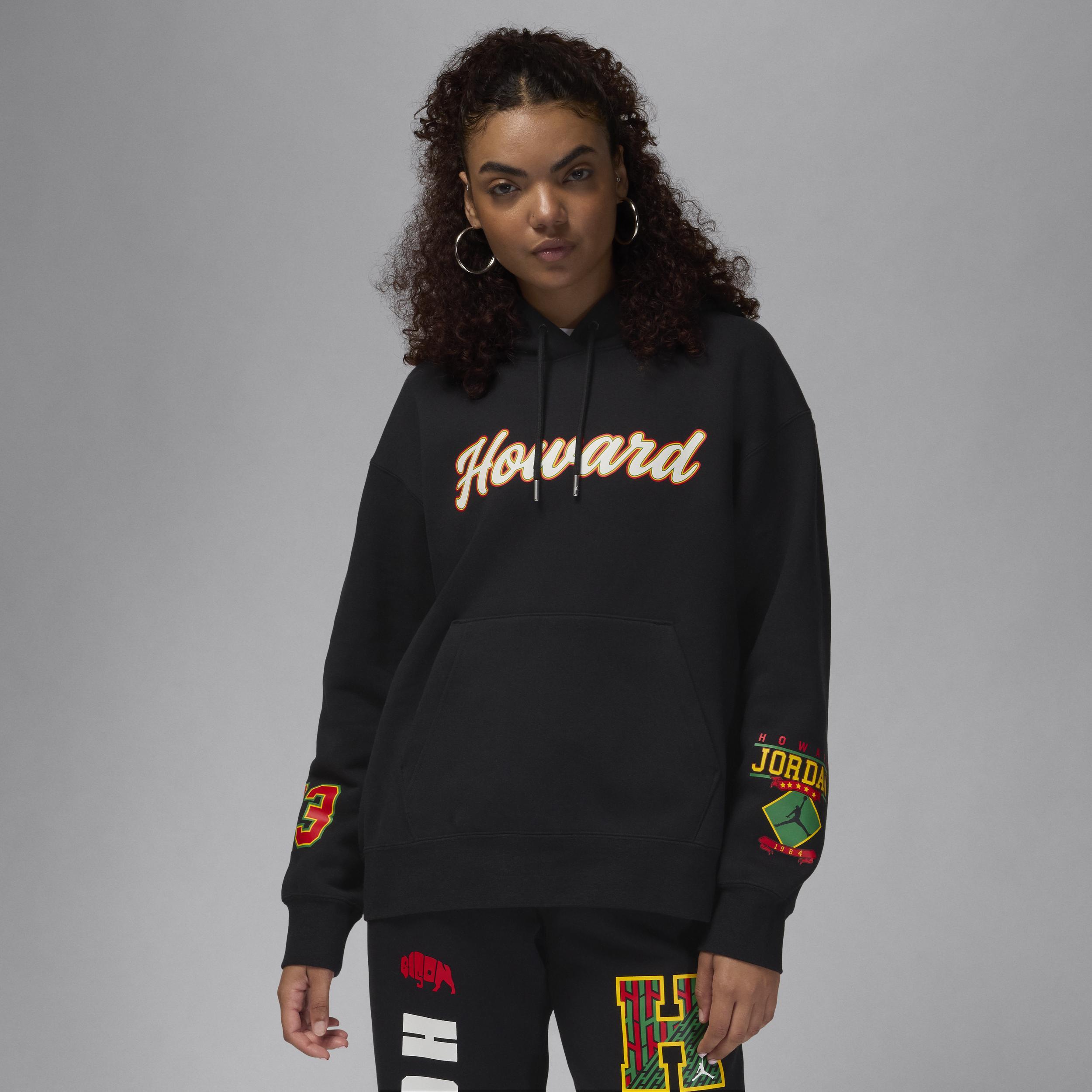Jordan x Howard University Women's Satin-Lined Pullover Hoodie Product Image