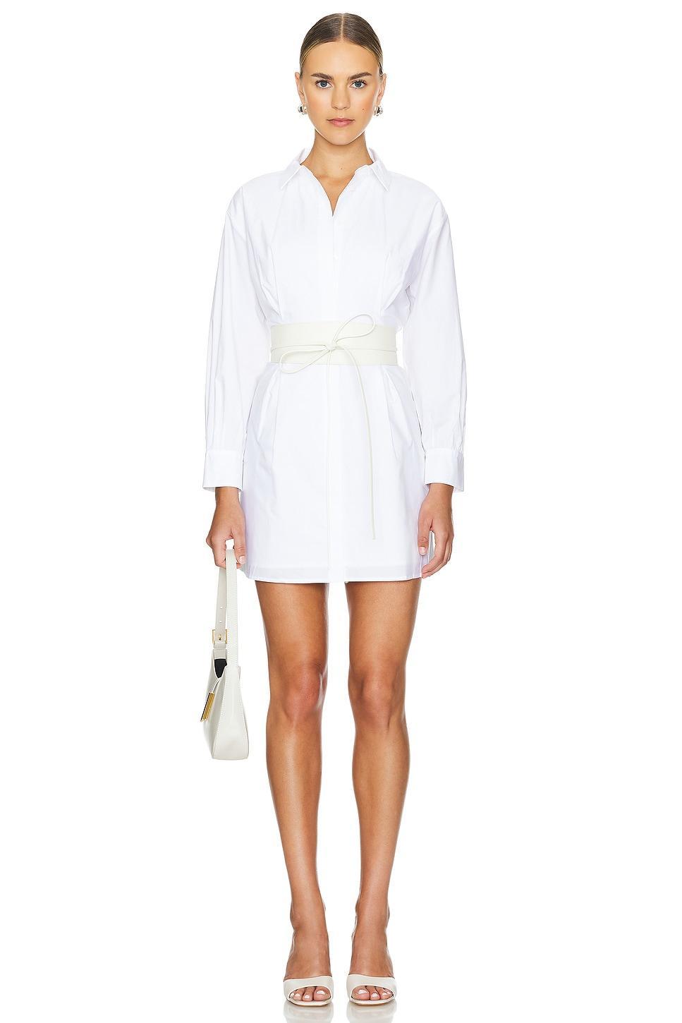Pleated Shirt Dress FRAME Product Image