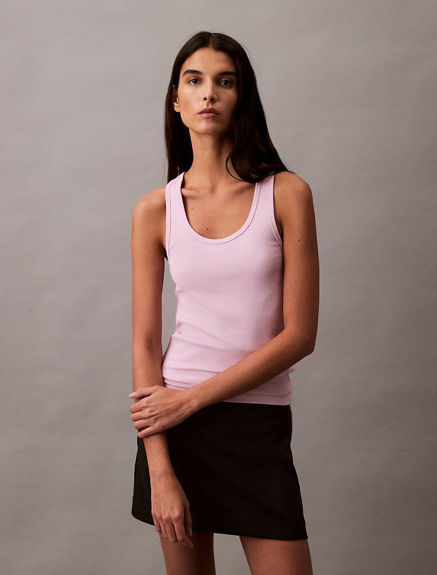 Cotton Contour Rib Tank Product Image