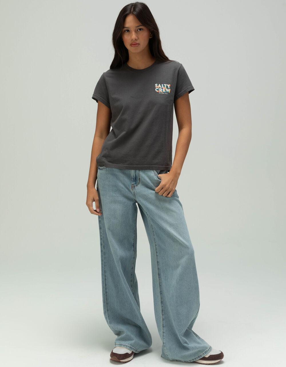 SALTY CREW Jolly Womens Modern Tee - CHARCOAL Product Image