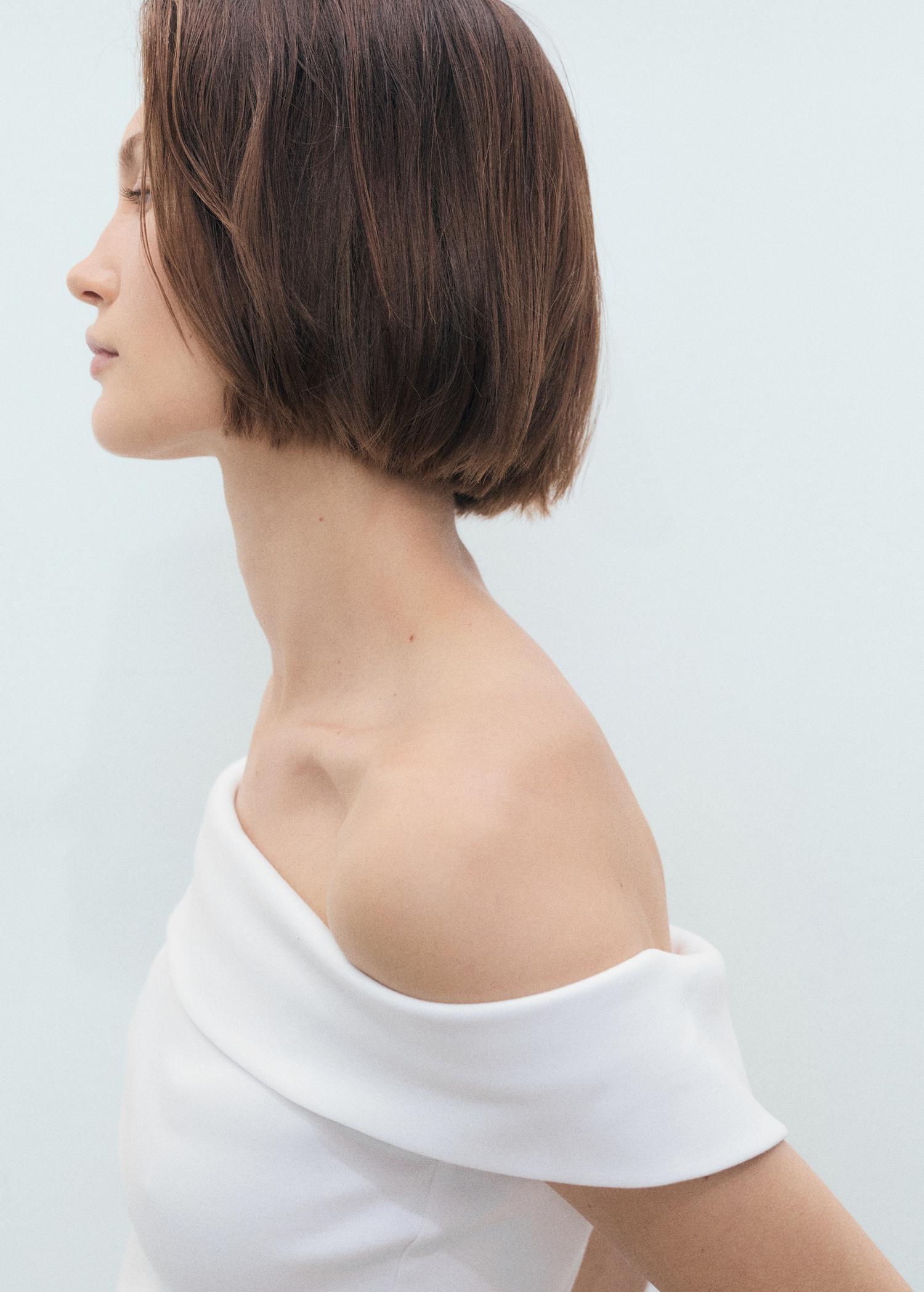 Strapless top - Women | MANGO USA Product Image