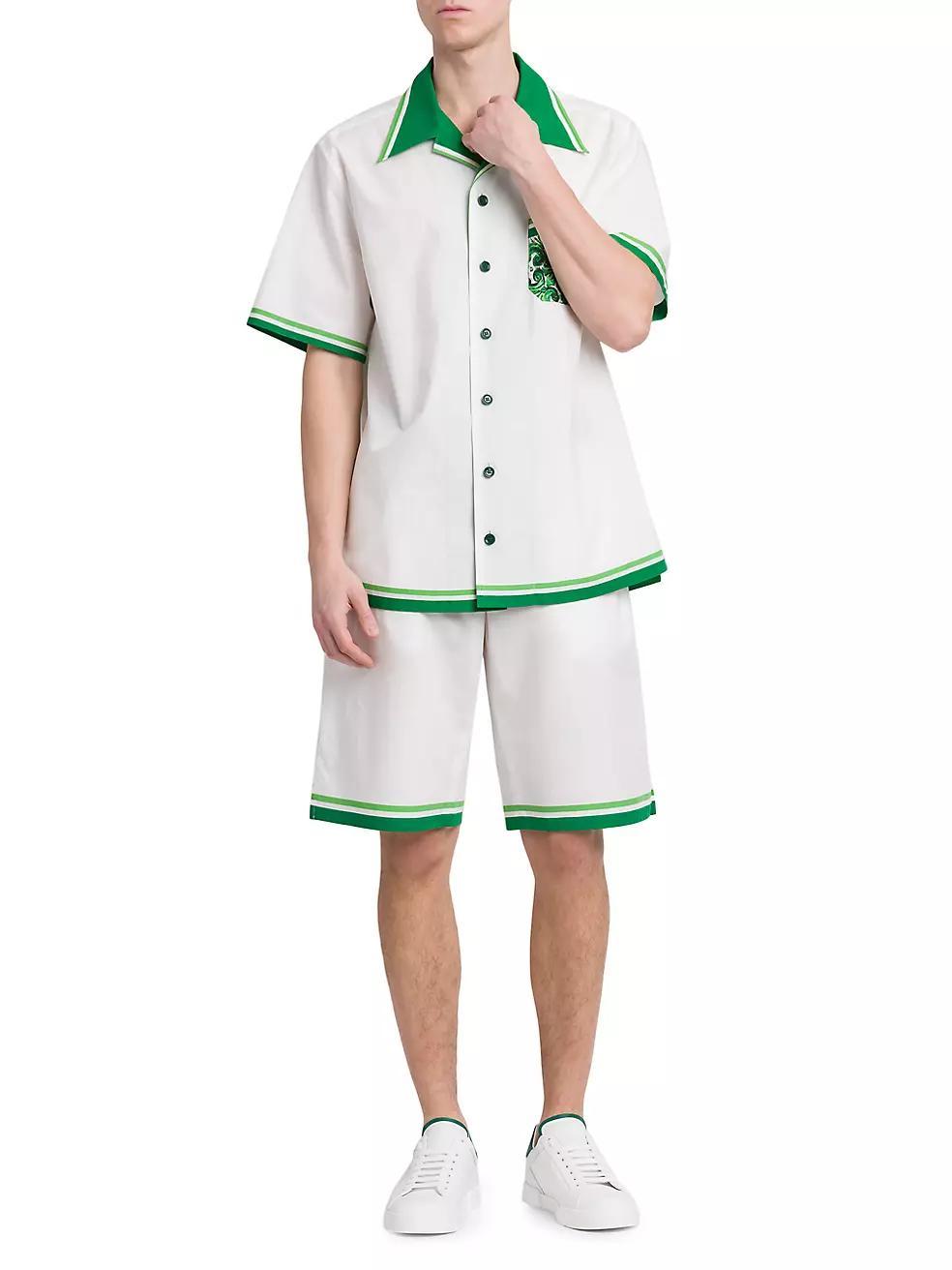 Majolica Cotton Shorts Product Image