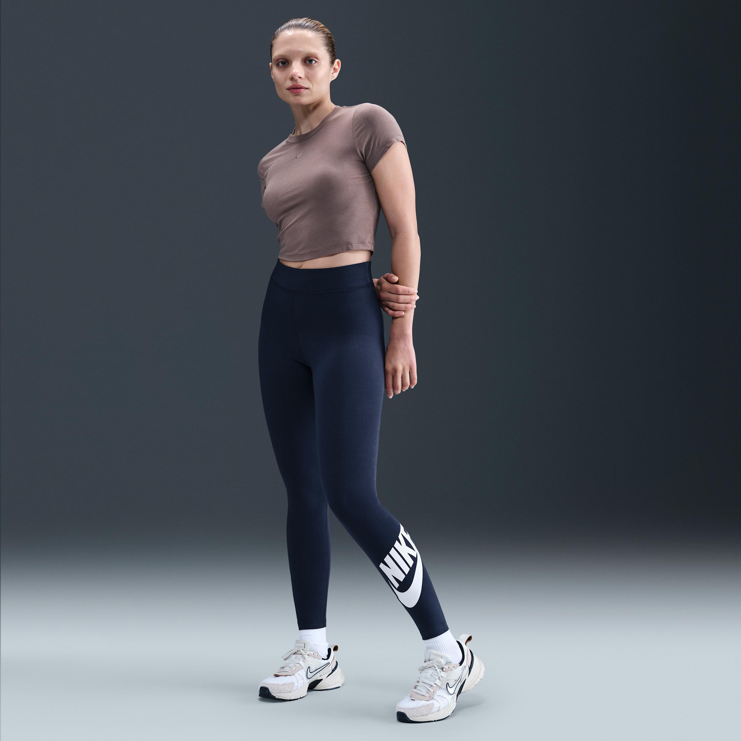 Women's Nike Sportswear Classics High-Waisted Graphic Leggings Product Image