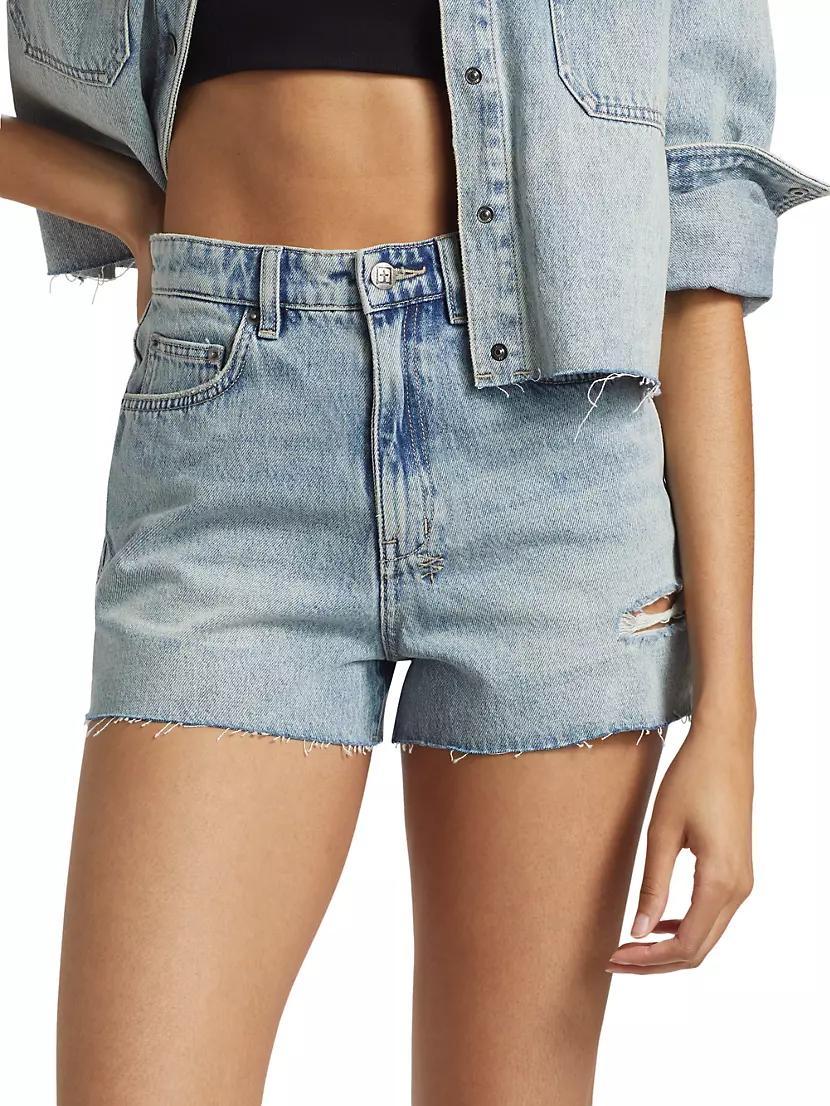 Paradise Lost Rise N High Denim Shorts Product Image