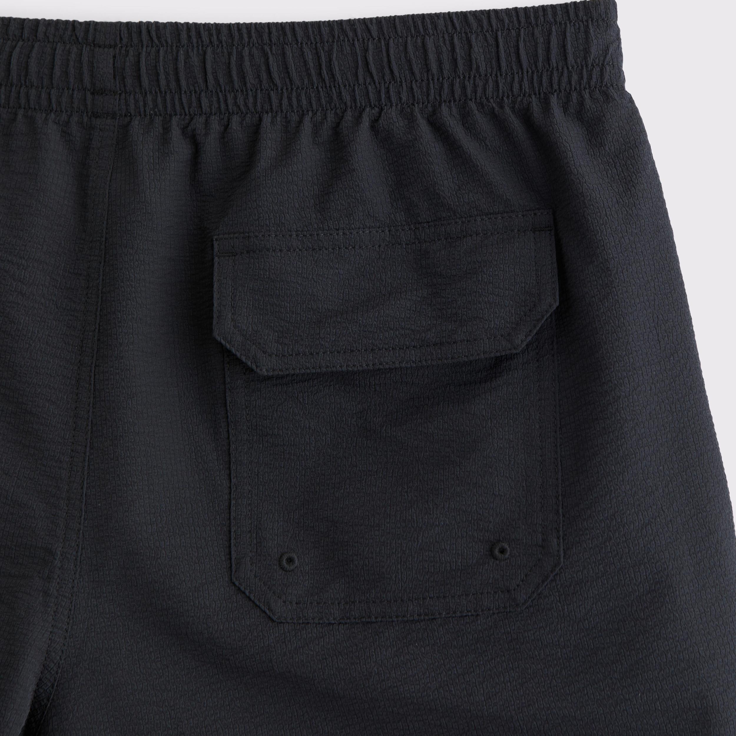 Pull-On Wide Seersucker Swim Trunk Product Image