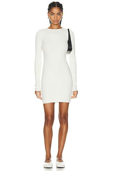 Eterne Long Sleeve Crewneck Mini Dress Product Image