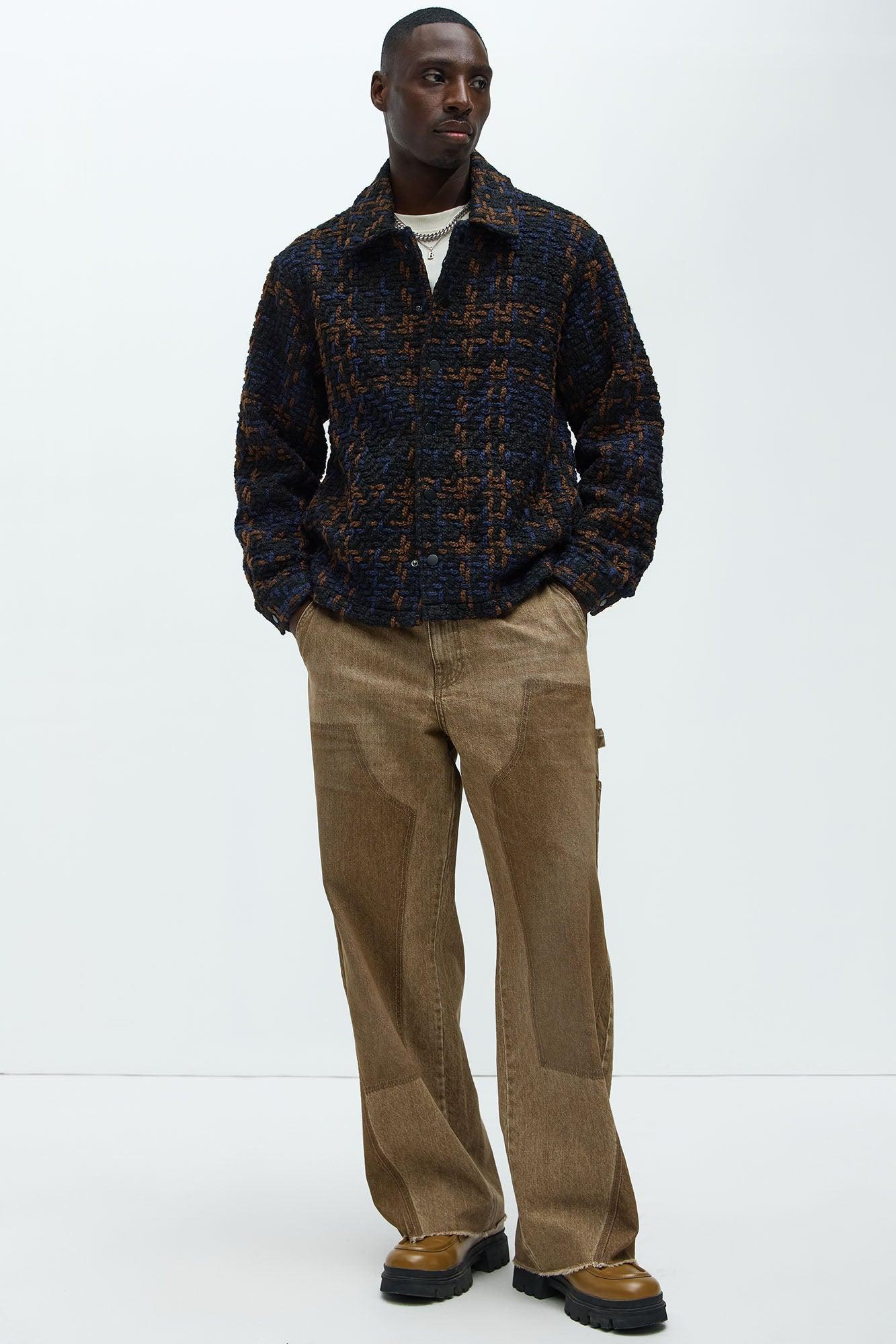 Kenitra Jacquard Plaid Jacket - Multi Color Product Image