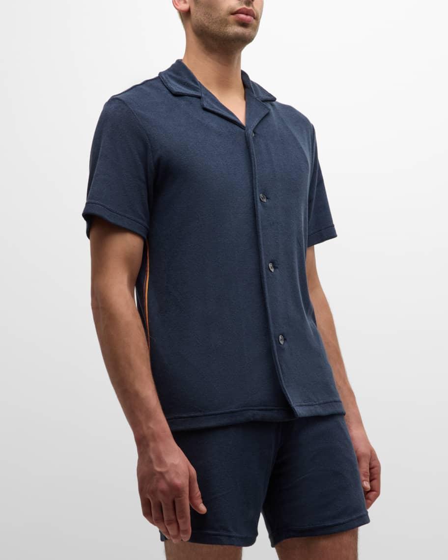 Mens Cotton-Blend Camp Shirt Product Image