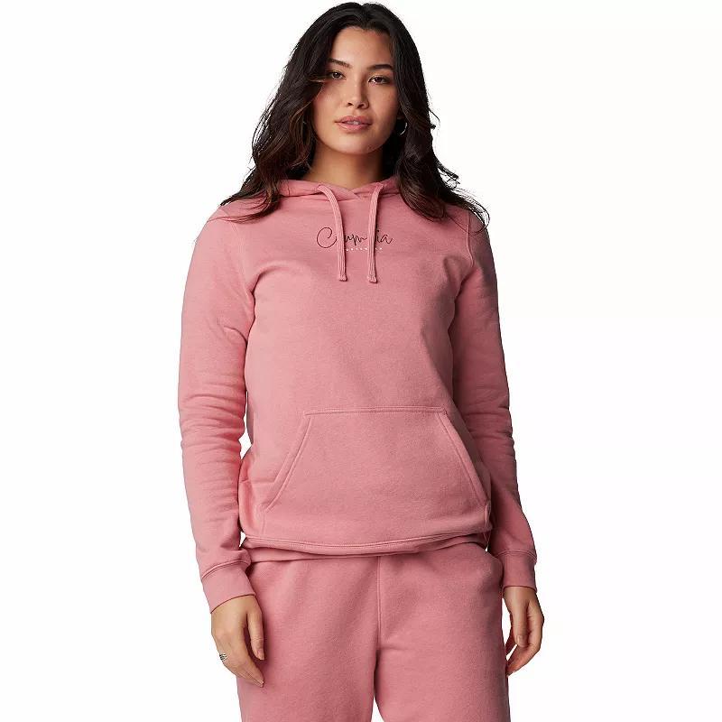 Women's Columbia Trek Graphic Pullover Hoodie, Size: Large, Black Product Image