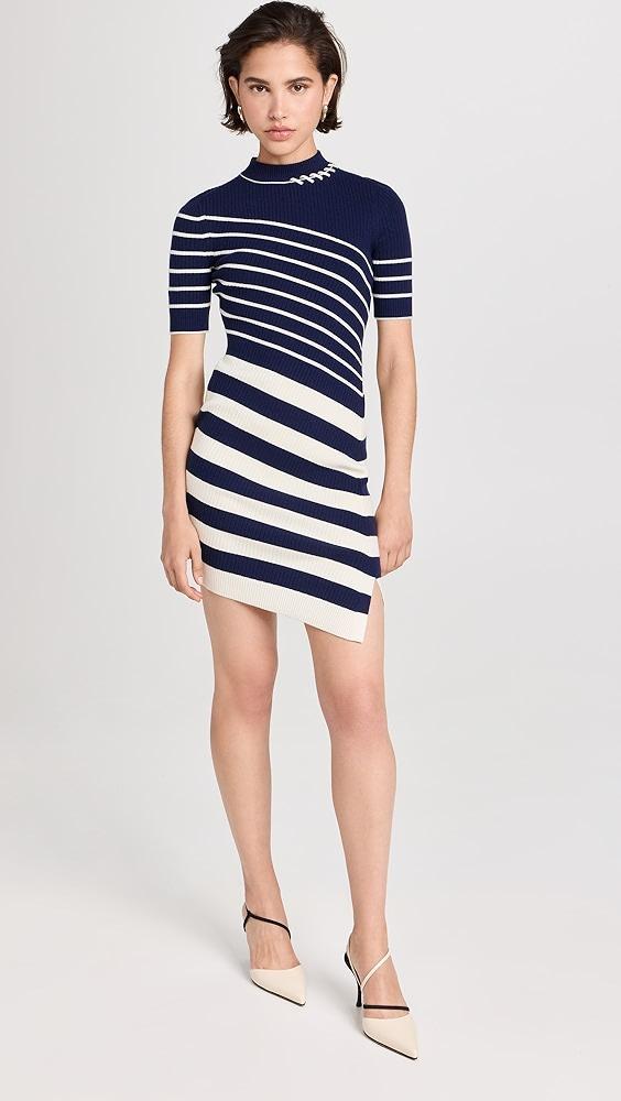 SIMKHAI Noah Mock Neck Mini Dress | Shopbop Product Image