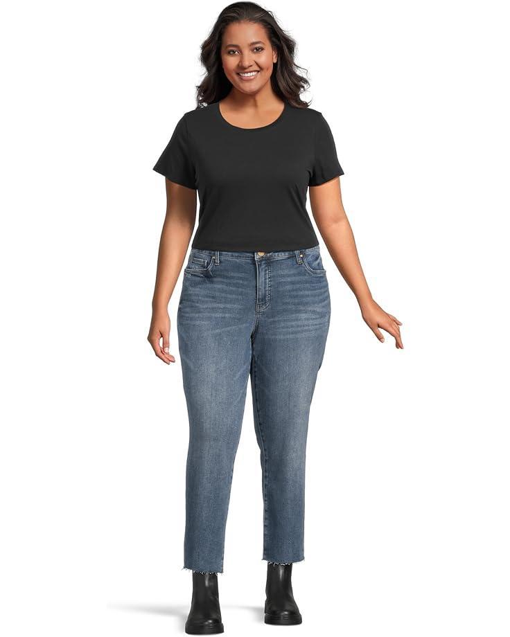 Plus Size Topaz-Wide Leg Pant W/Porkchop Pockets Product Image
