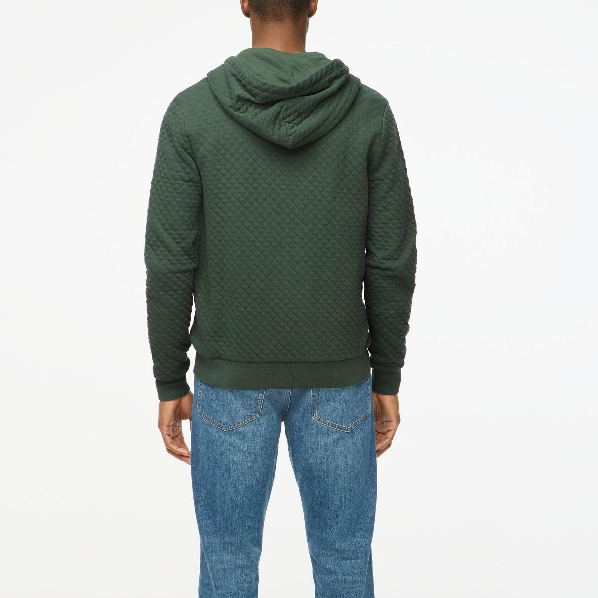 Quilted full-zip hoodie Product Image