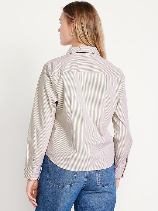 Slim Button-Down Shirt Product Image