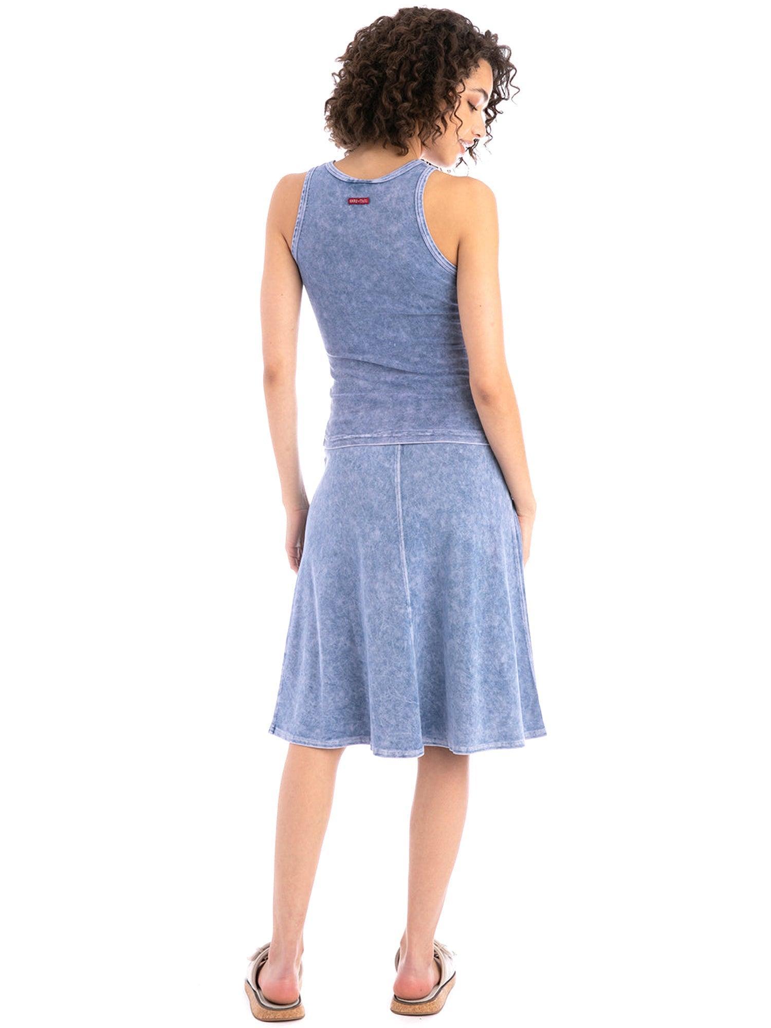 Hard Tail Flat Waist Knee Skirt B-145 Product Image
