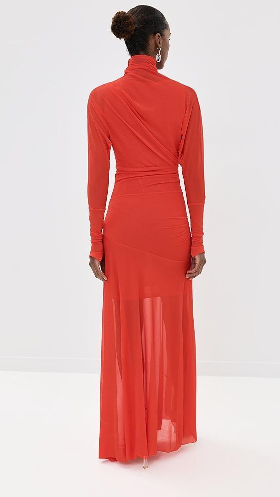 Proenza Schouler Paula Dress in Sheer Crepe Jersey | Shopbop Product Image