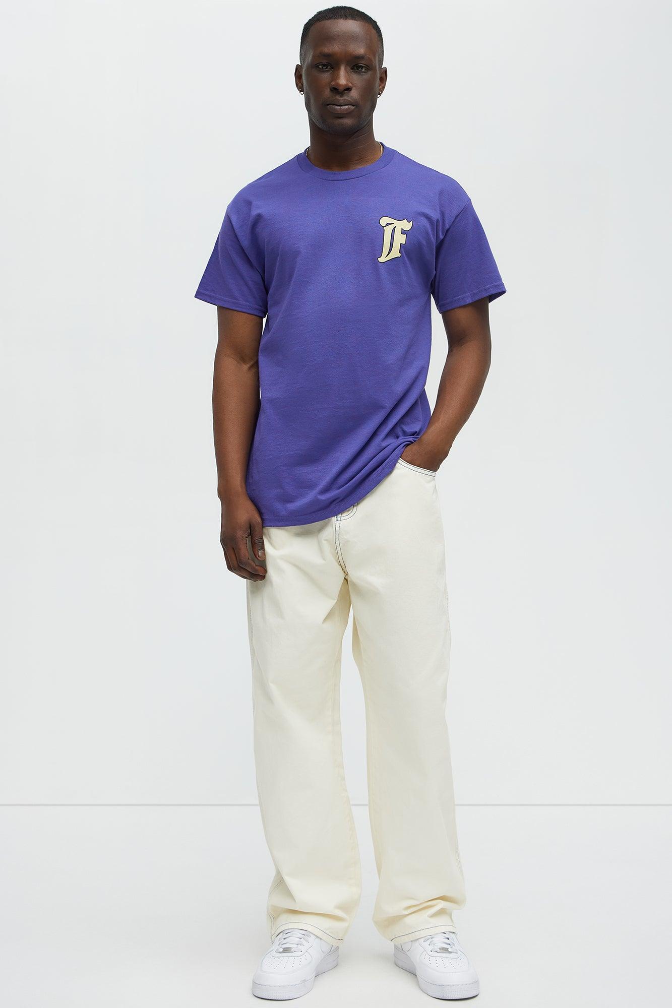 Faith In The Lord Short Sleeve Tee - Purple Product Image