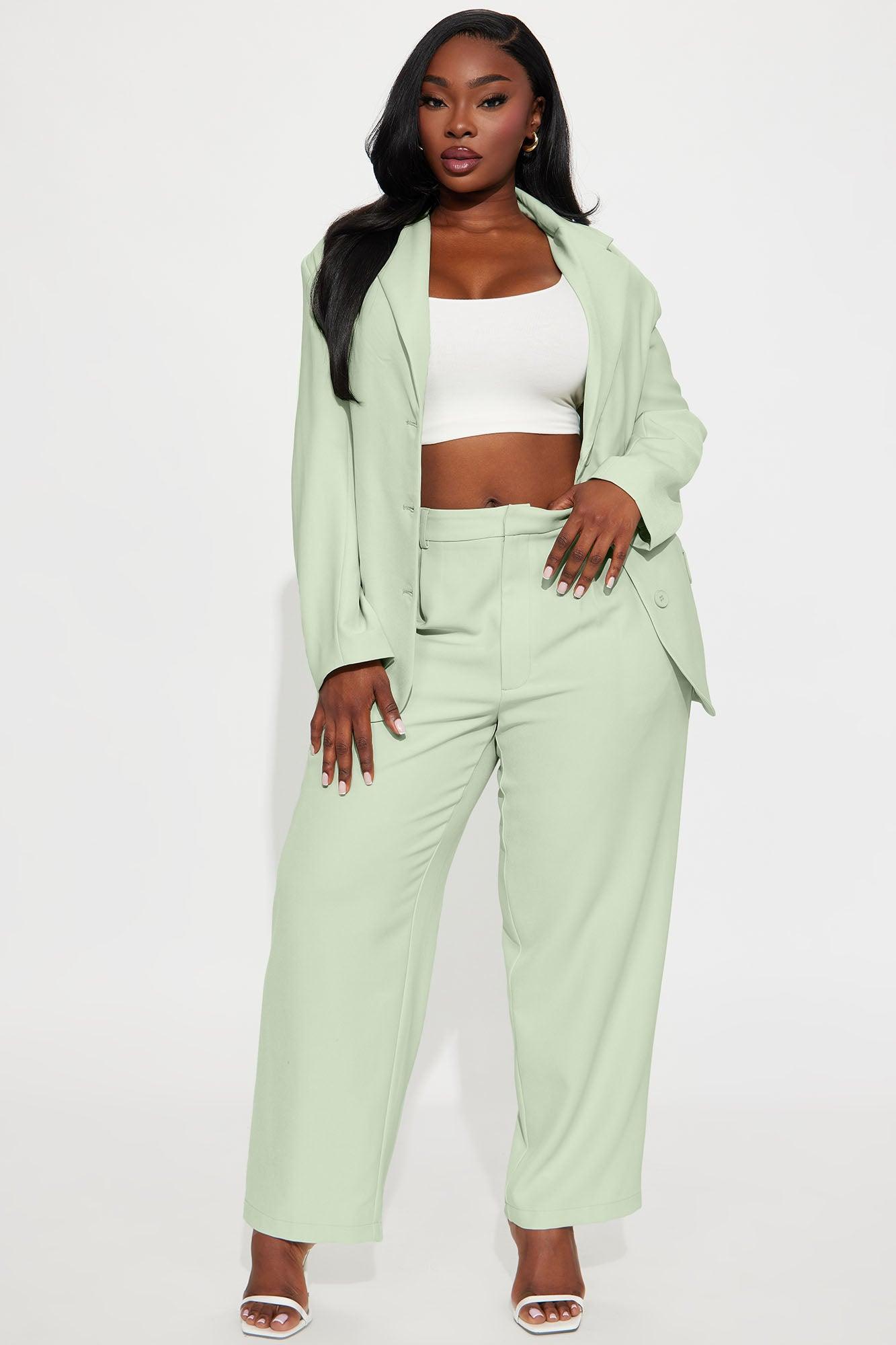 Said Something Trouser - Mint Product Image