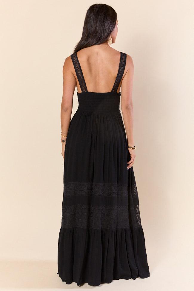 Summer Crush Black Maxi Dress SALE Product Image