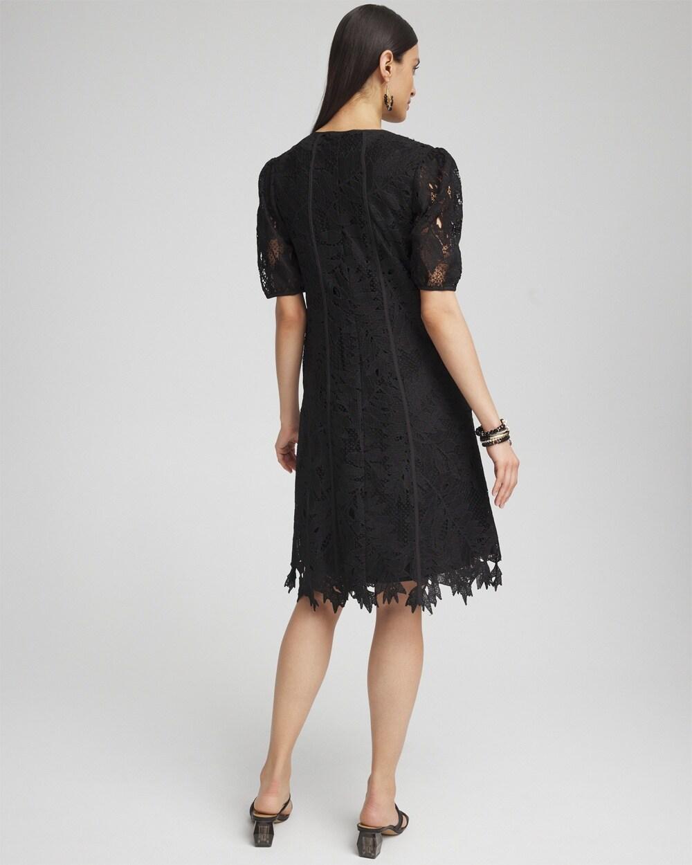 Lace Leaf Dress Product Image