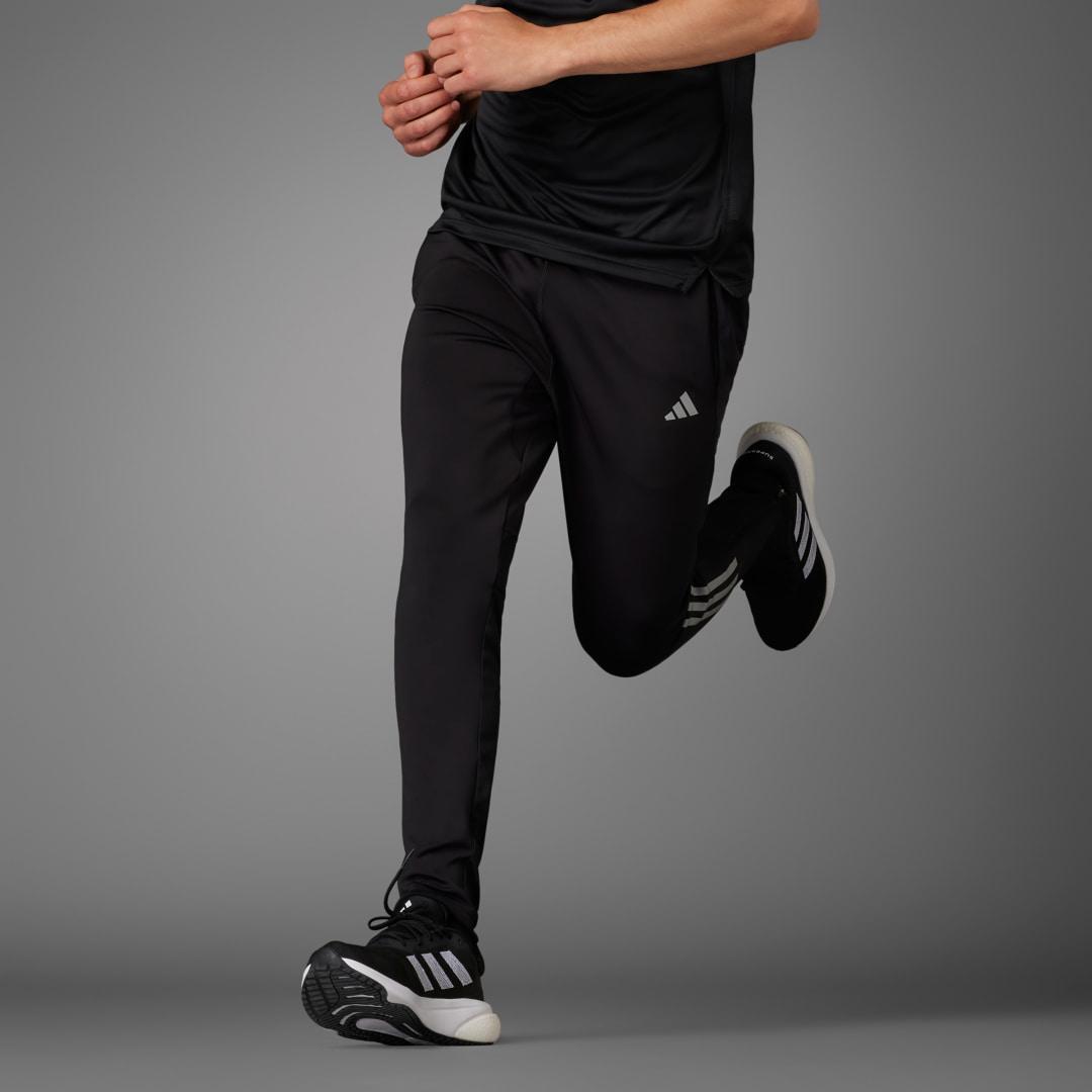 adidas Own the Run Astro Knit Pants Black M Mens Product Image