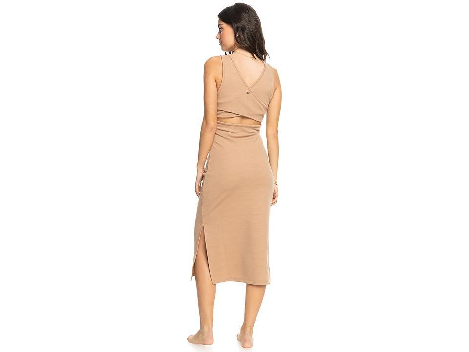 Roxy Good Keepsake Dress (Warm Taupe) Women's Clothing Product Image
