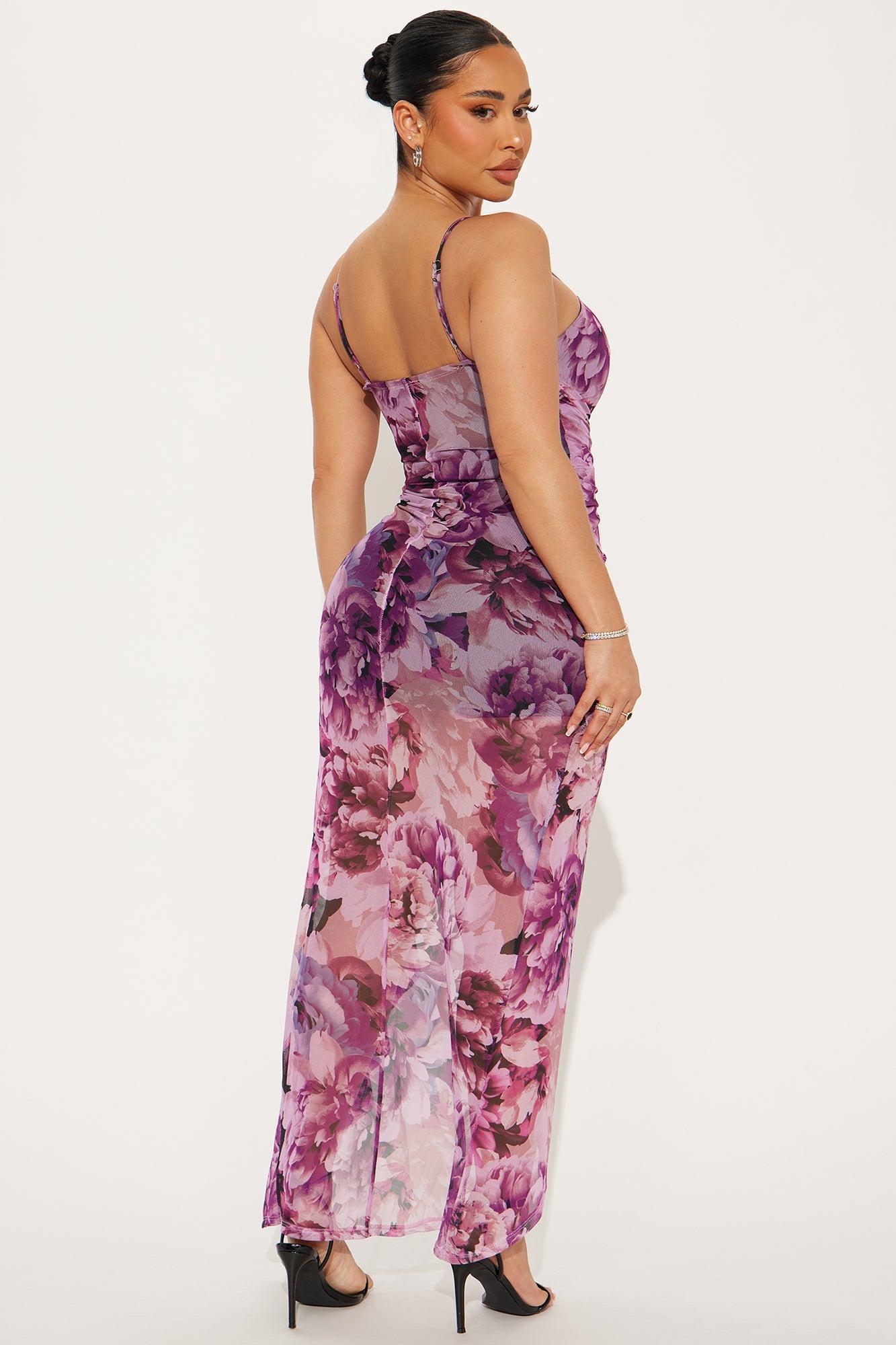 Belle Perfection Maxi Dress - Wine Product Image