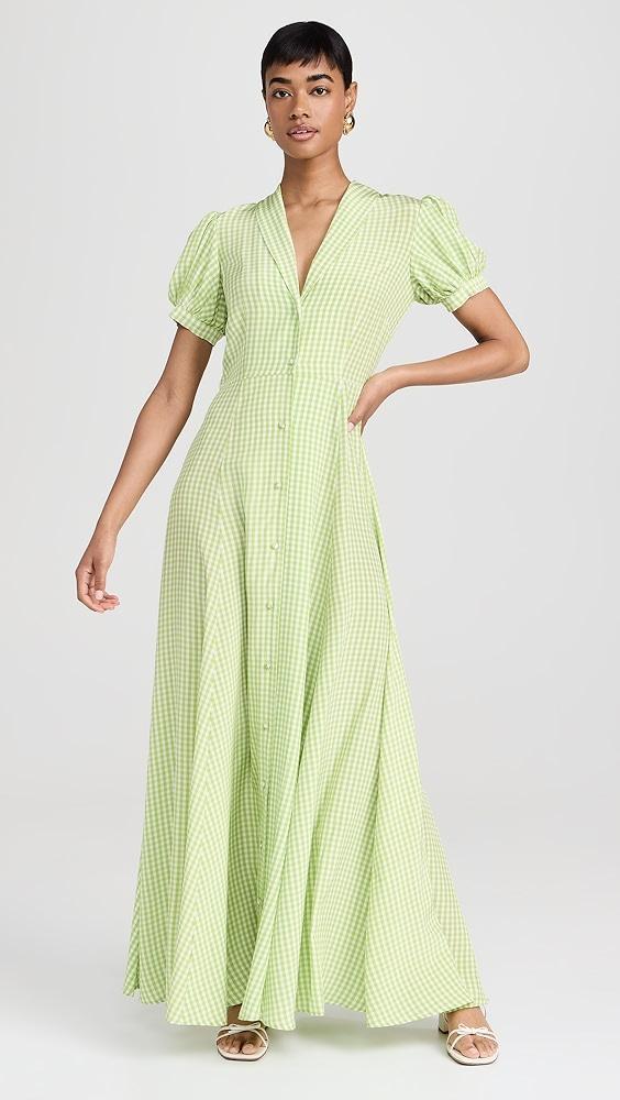 CAROLINE CONSTAS Bel Maxi Shirt Dress | Shopbop Product Image