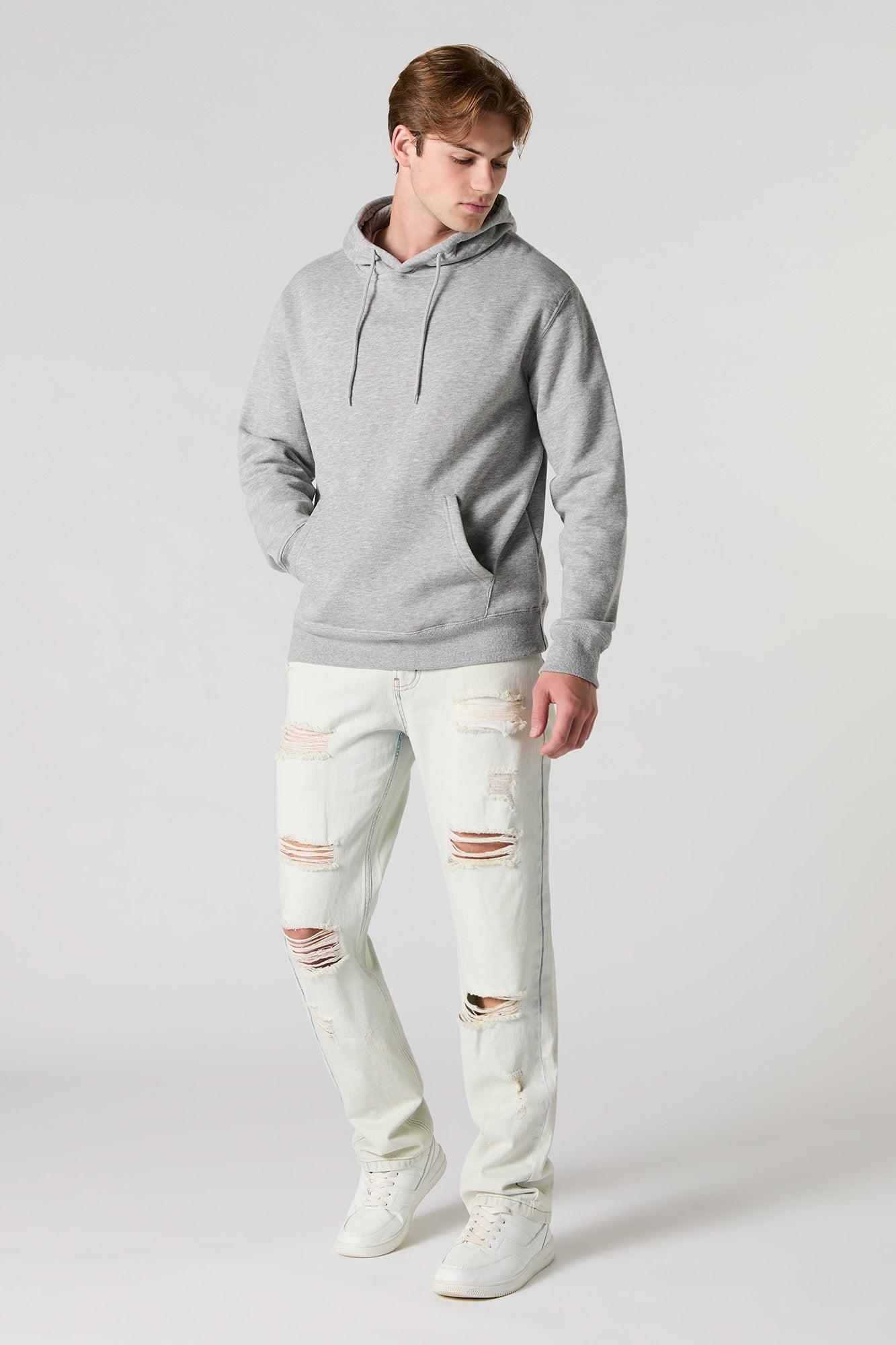 Heavy Distressed Straight Leg Jean Male Product Image