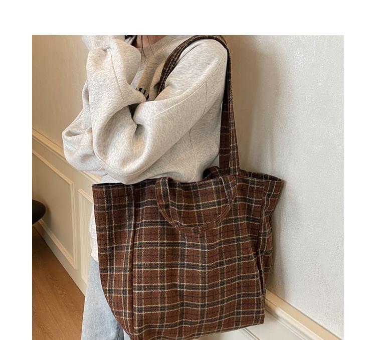 Plaid Tote Bag Product Image
