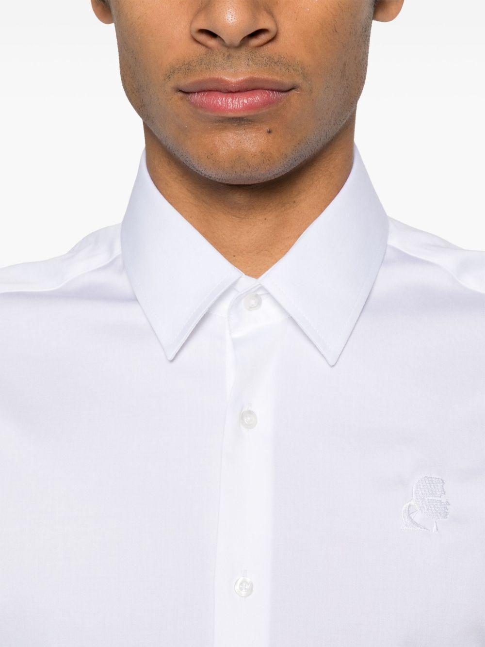 embroidered-logo shirt  Product Image