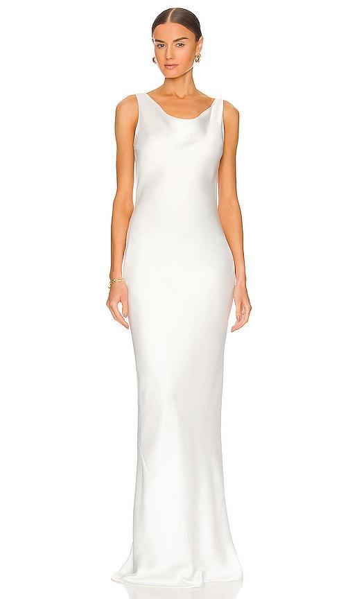 Womens Maria Satin Gown Product Image