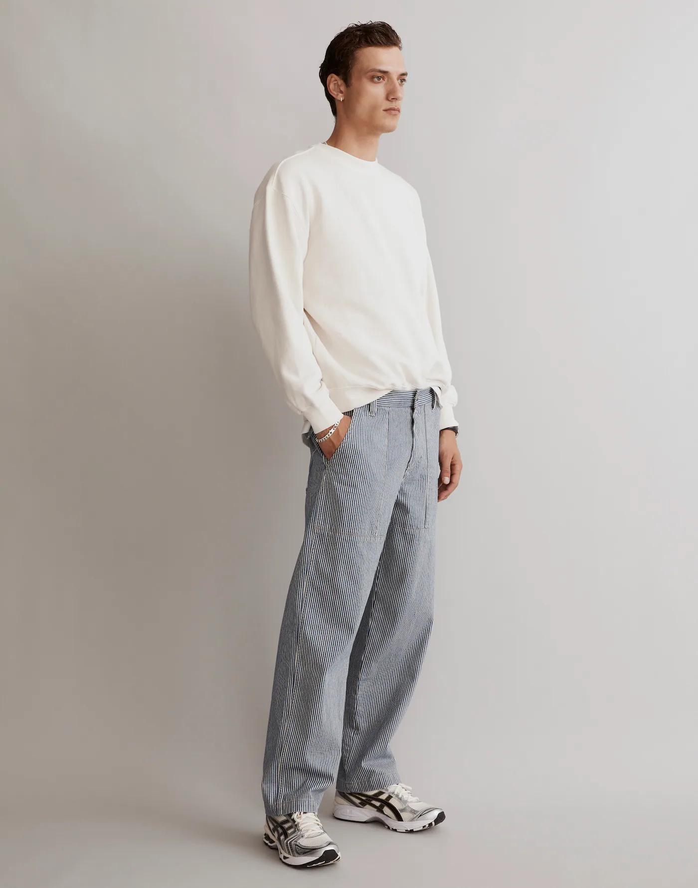 Baggy Surplus Pants in Stripe Product Image