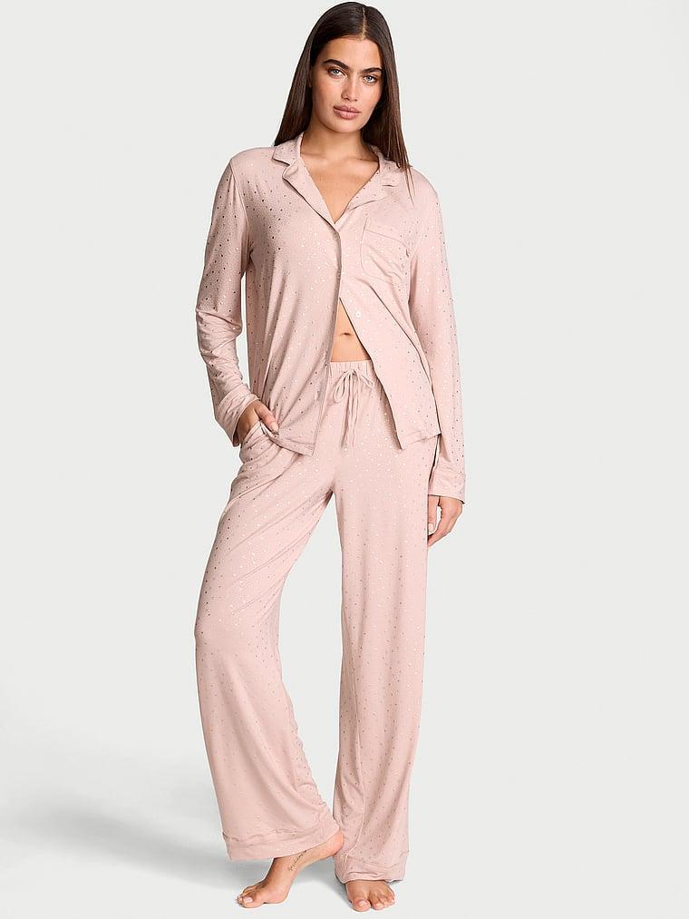 Modal Soft Long Pajama Set Product Image