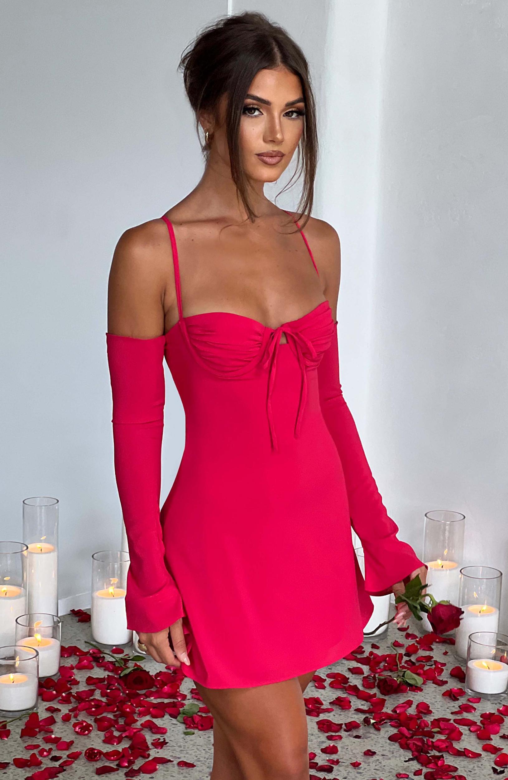 Fiona Mini Dress - Pink Product Image