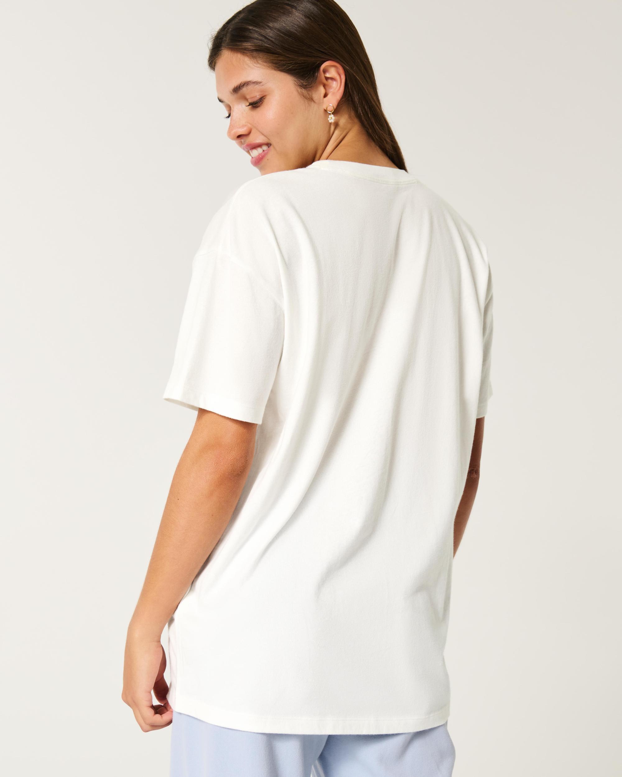 Oversized Swan Lake Graphic Tee Product Image