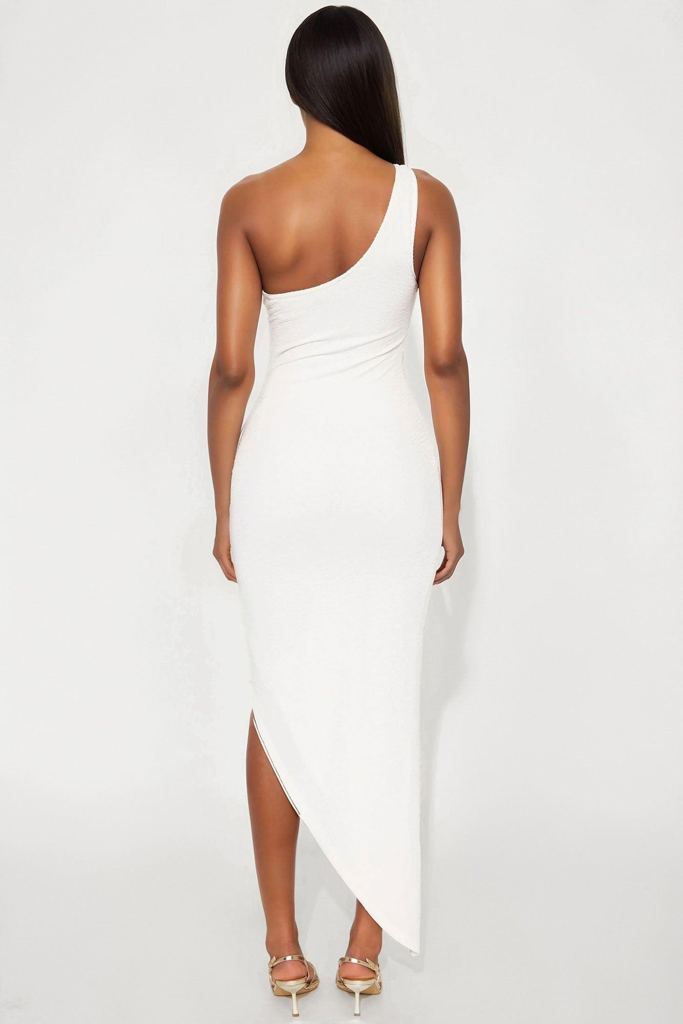 Tahiti Cut Out Maxi Dress - White Product Image