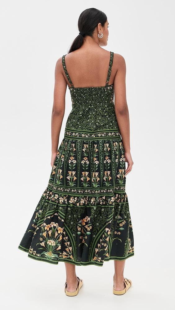 FARM Rio Flowers Arch Black Sleeveless Maxi Dress | Shopbop Product Image