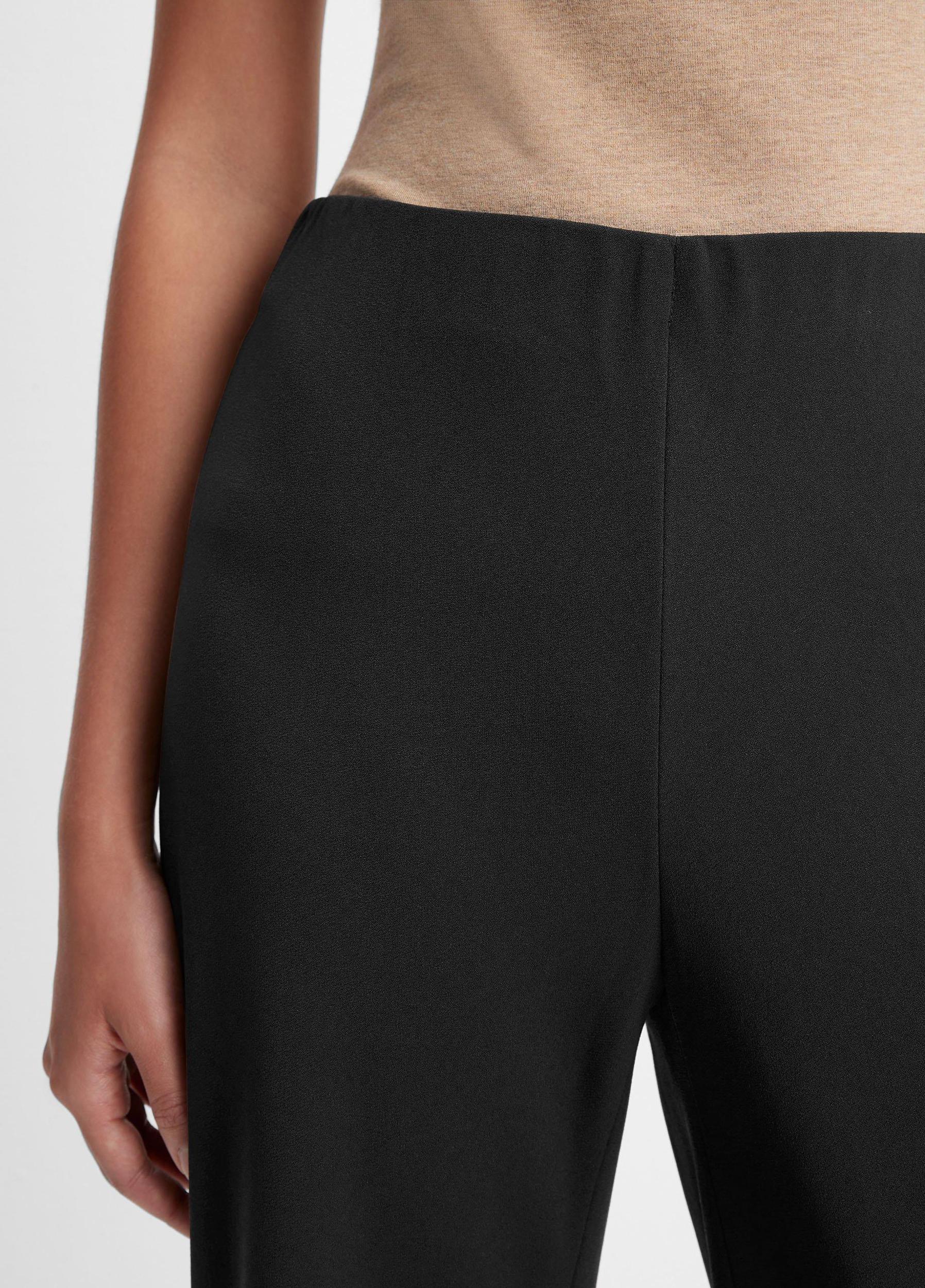 Womens High-Waist Crepe Bias Pant, Shell, Size XL Vince Product Image