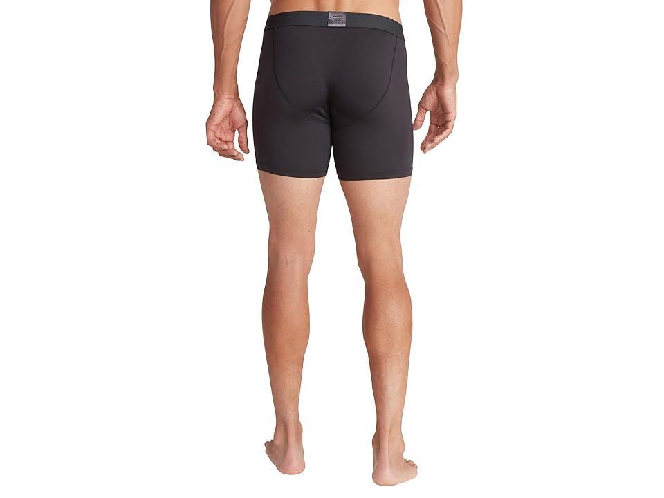 ExOfficio 6'' Give-N-Go(r) Sport 2.0 Boxer Brief Black) Men's Underwear Product Image
