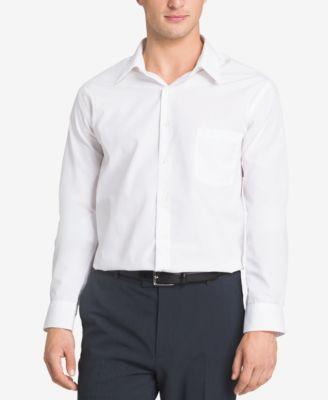 David Donahue Trim Fit Super Fine Twill Dress Shirt Product Image