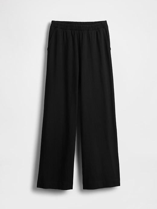 Heavyweight Organic Cotton Wide-Leg Pants Product Image